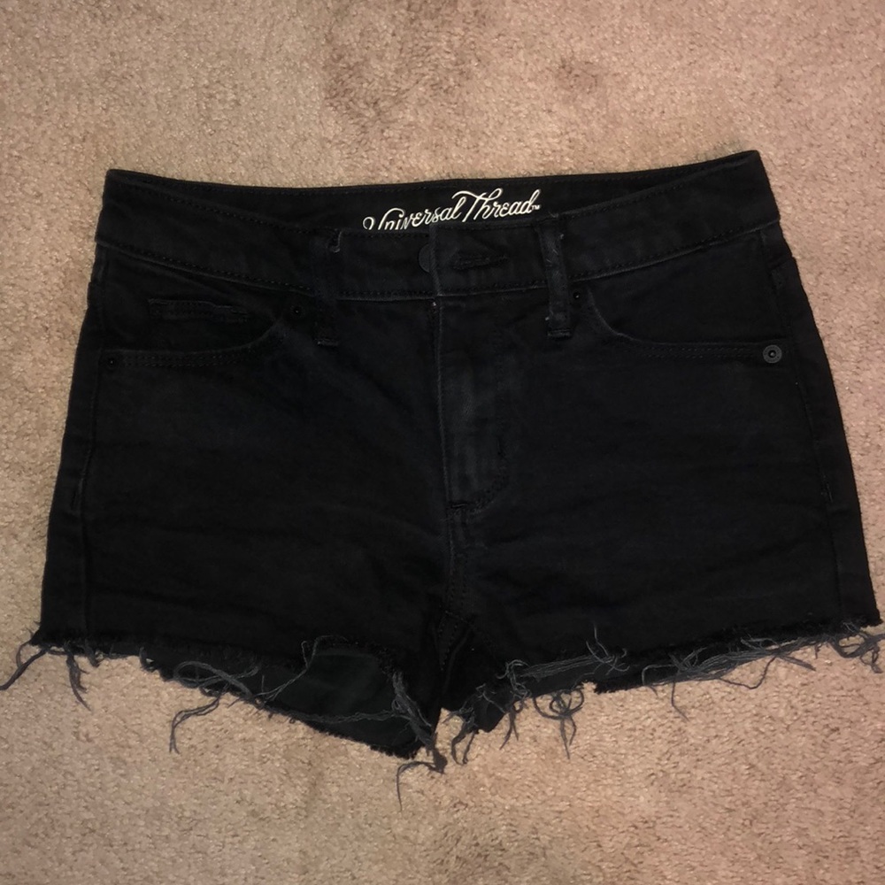 Black Pair of Target Distressed Shorts